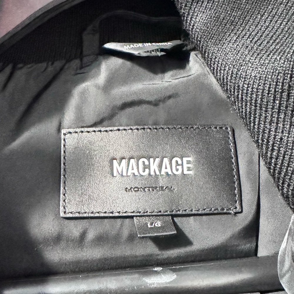 MACKAGE ADALI-BX BLACK L - BRAND NEW LADIES DOWN COAT - Picture 6 of 6